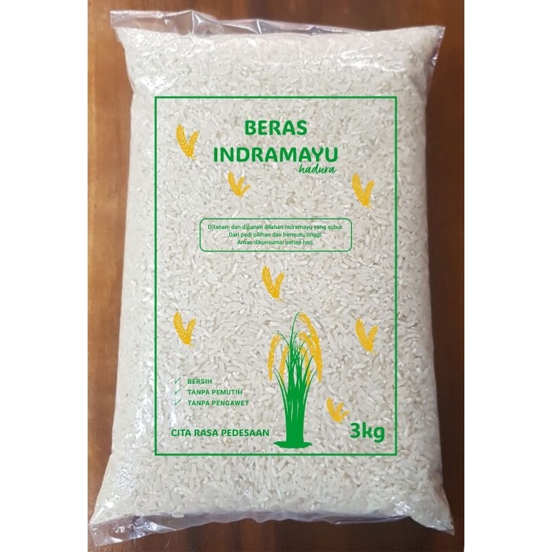 

Beras Indramayu 3kg ( Rice お米 )