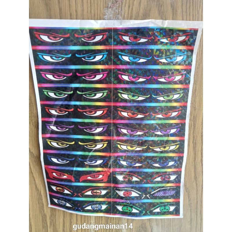 

Sticker Mata Bus Hologram Isi 20pc