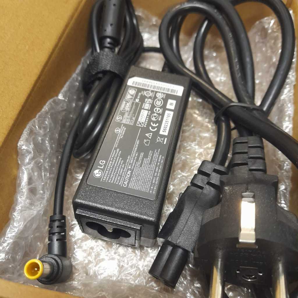 ADAPTOR CHARGER MONITOR TV LG 19 20 22 23 24 28 29 32 43 IN INCH 19V