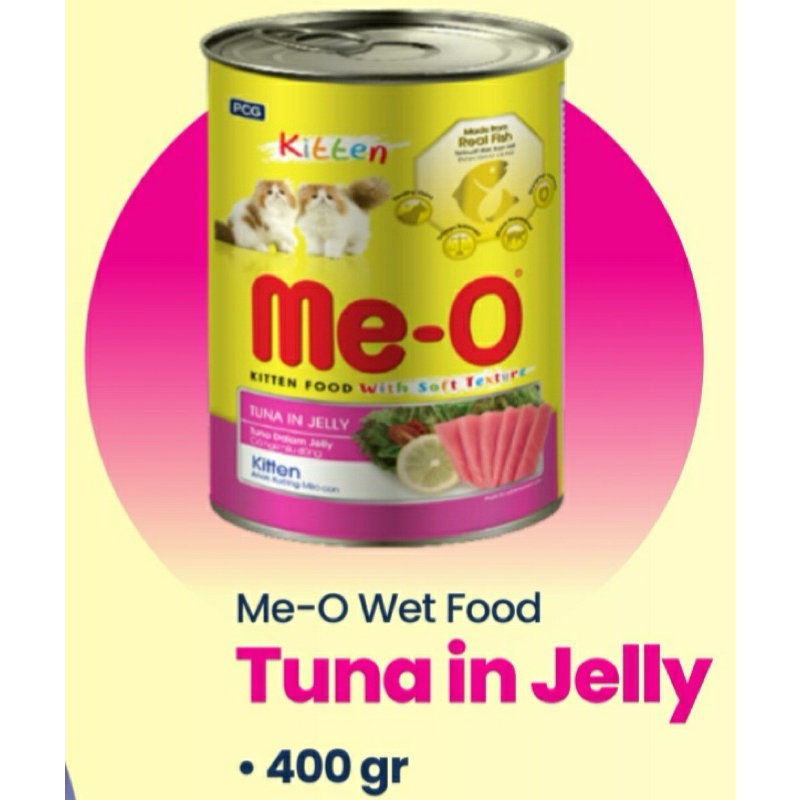 Meo Wet Food Kaleng 400Gr Makanan Kucing