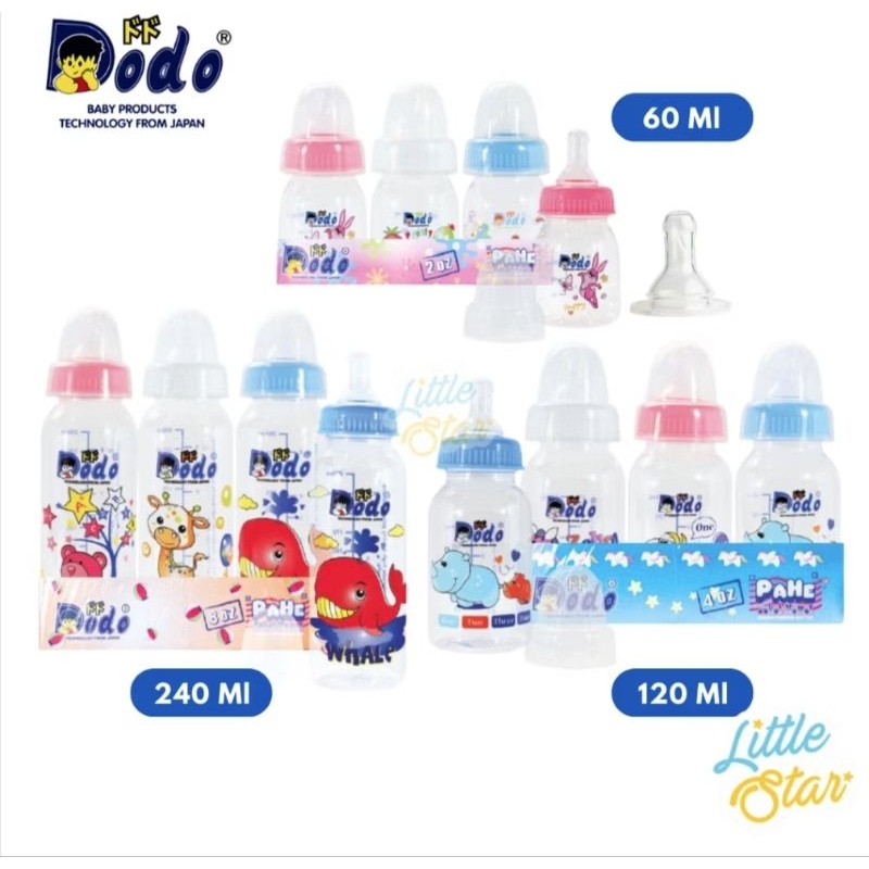 Botol Dodo ukuran 60ml 120ml 240ml
