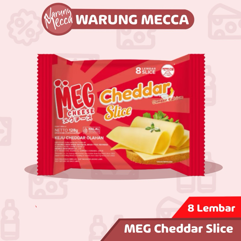 

Keju Slice MEG Cheddar Keju isi 8 Lembar