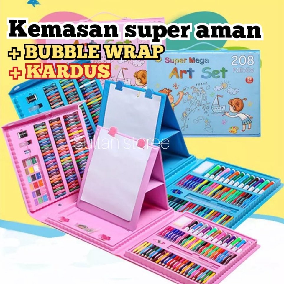 

Kejutan Terbaik Art set Crayon Anak Pengasah 28pcs DAN 15pcs Set Alat Menggambar Melukis anak