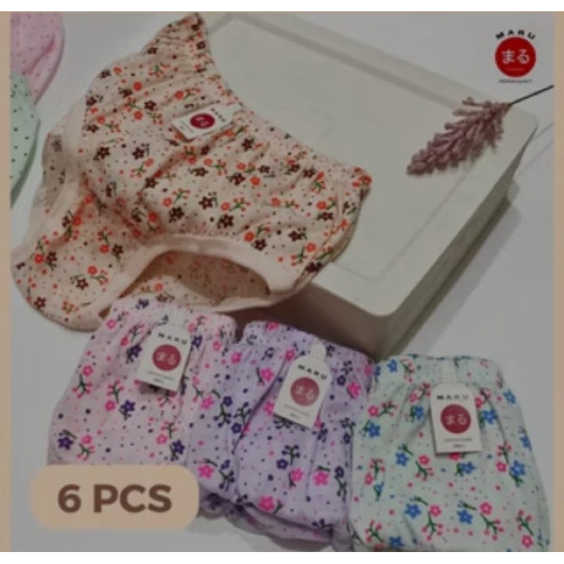Grosir Lusinan ( 1 Lusin ) Celana Dalam Wanita Jumbo Motif Bunga / Celana Dalam Wanita Dewasa Motif 