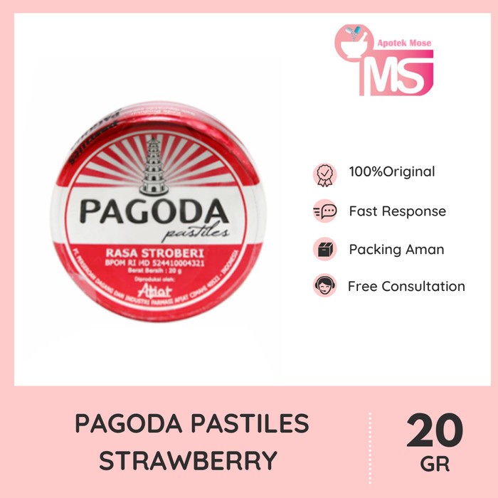 

PAGODA PASTILES STRAWBERRY 20 GR