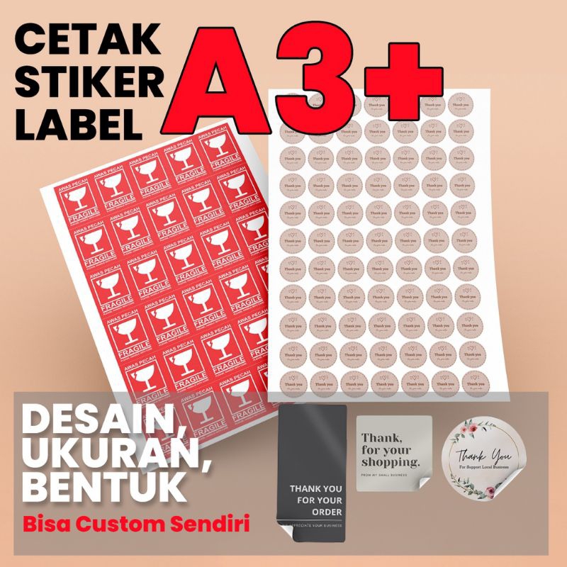 

Cetak Label Stiker Chromo A3+ 1 Hari Jadi