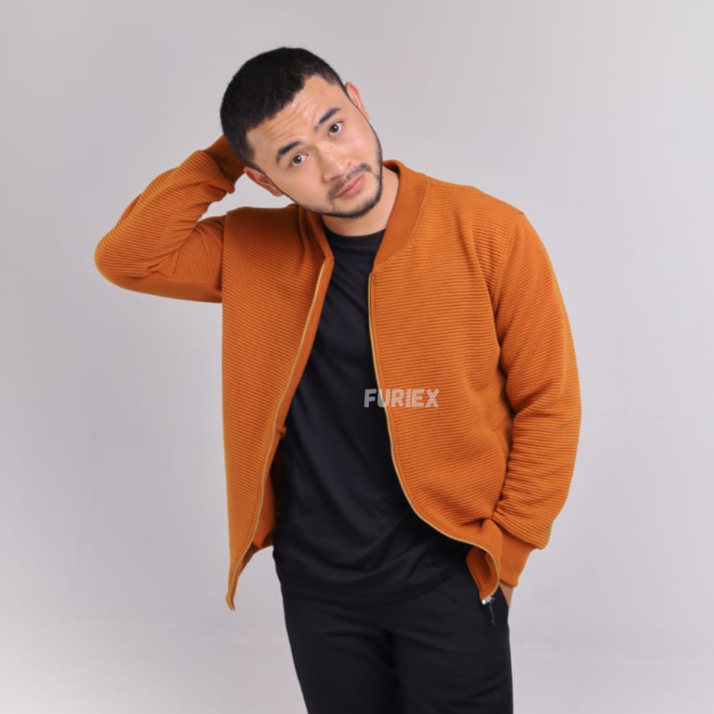 hot product furiex-jaket bomber ottoman jaket pria jaket bomber pria
