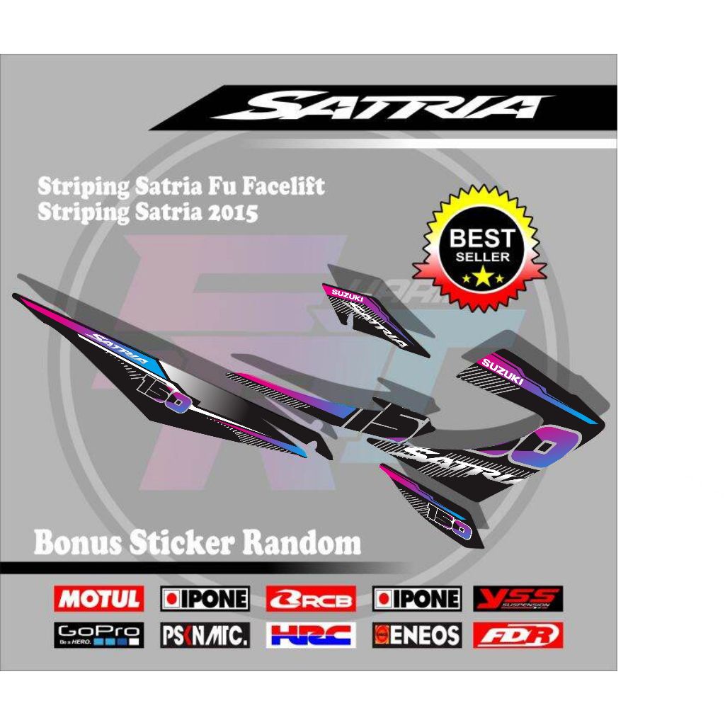 STRIPING SATRIA FU 2015