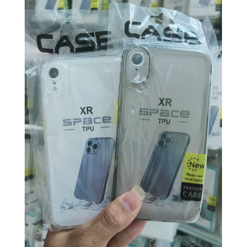 Softcase Clear Original Space Tpu iPhone XR Case Casing Clear Space transparan protec pro pelindung 