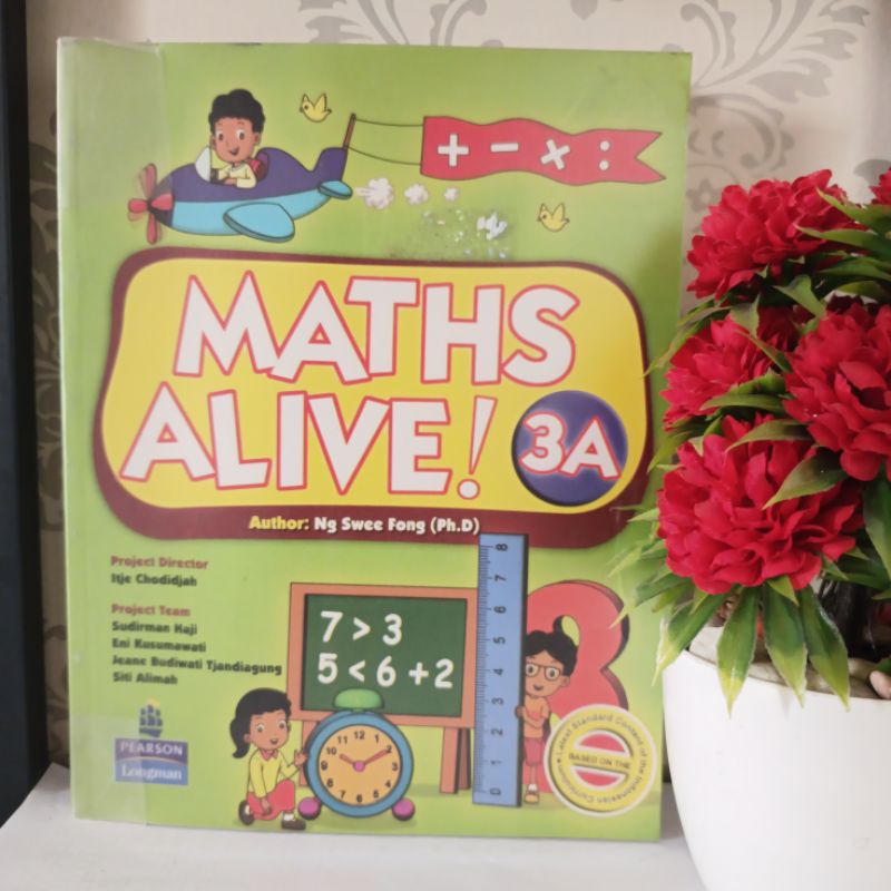 ORIGINAL BUKU - MATHS ALIVE 3A
