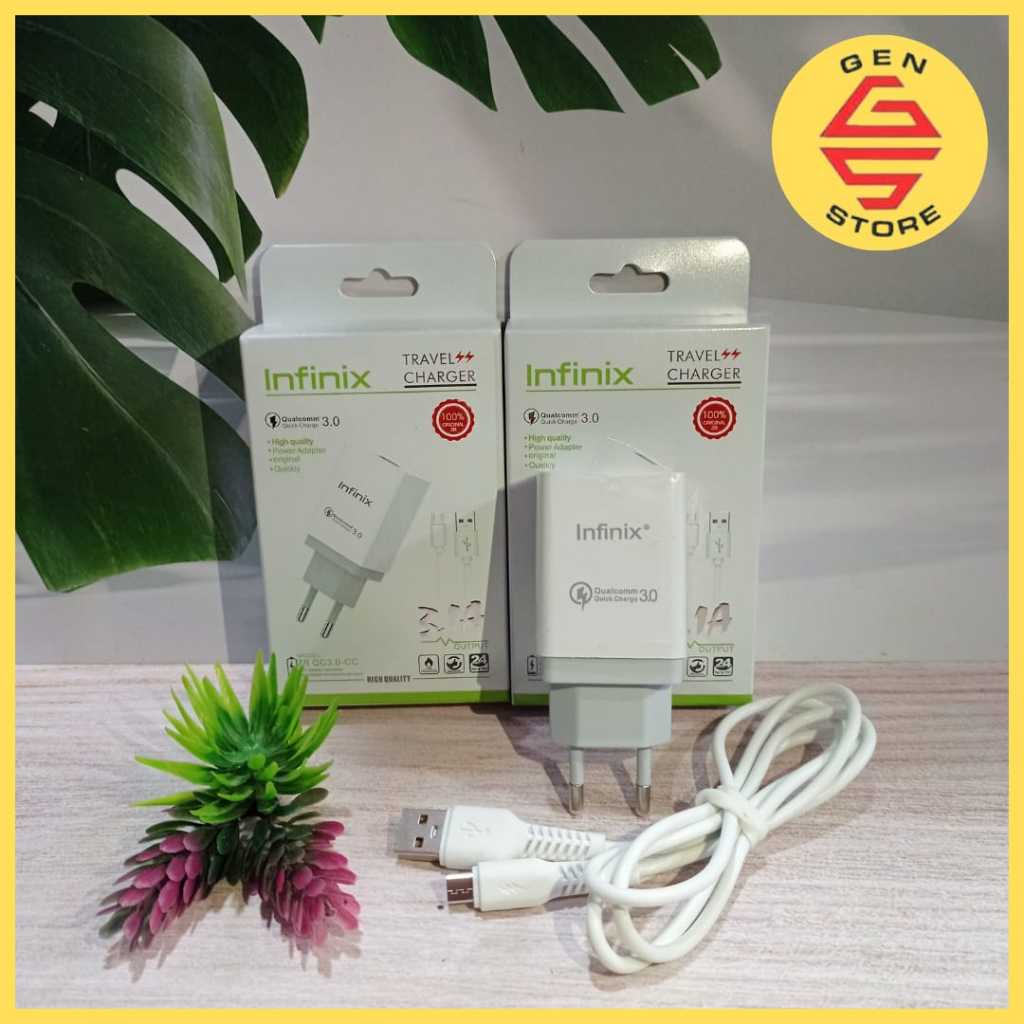 TRAVEL CHARGER BRANDED INFINIX QC3.0 ORIGINAL | GEN STORE