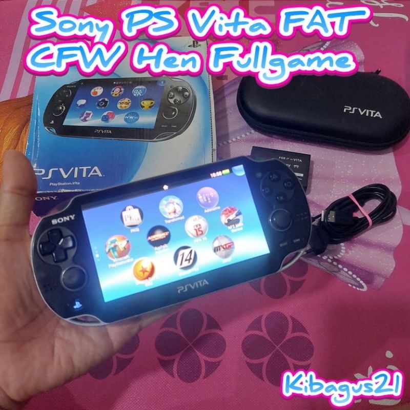 psvita ps vita fat 32gb fullgame mulus