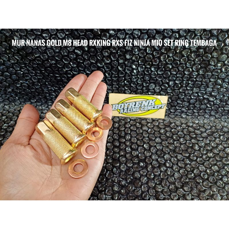 MUR NANAS GOLD M8 HEAD RXKING RXK RXZ RXS MUR HEAD NANAS GOLD FIZR SATRIA NINJA MUR BLOK HEAD MIO JU