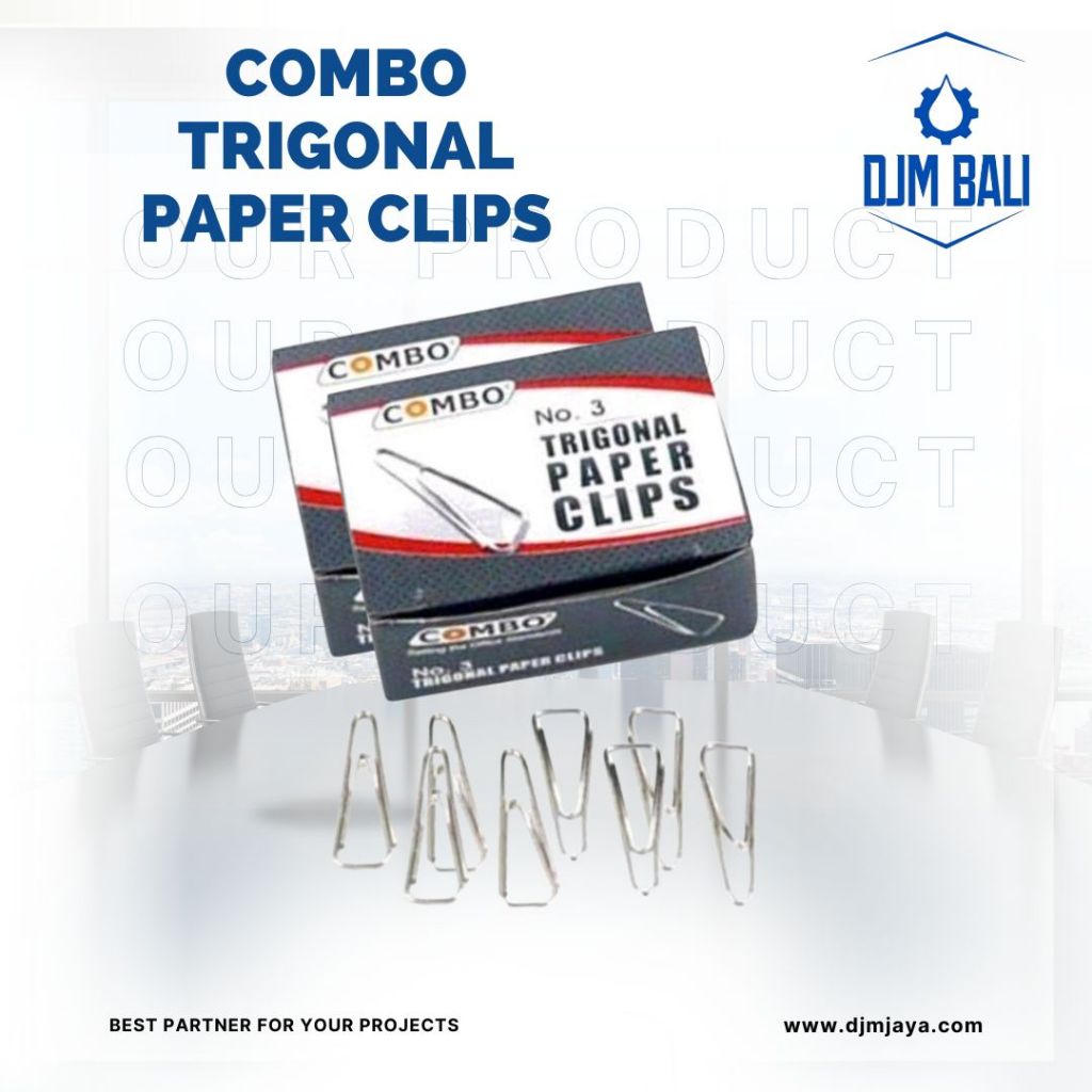 

Penjepit Kertas / Paper Clip / Trigonal Paper Clip No. 1 Combo
