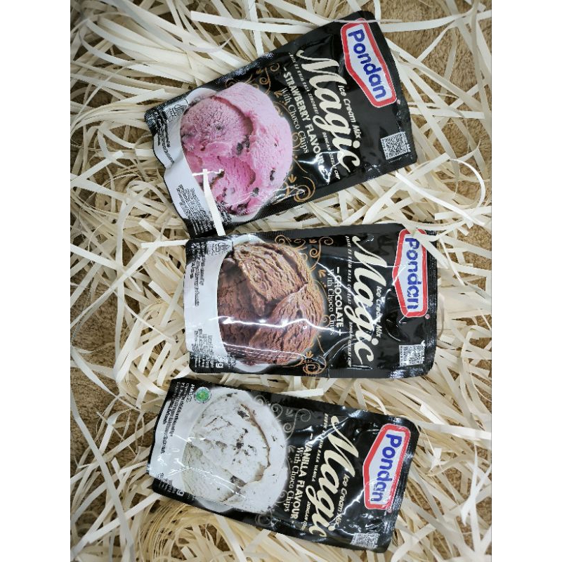 

Pondan ice cream mix magic.