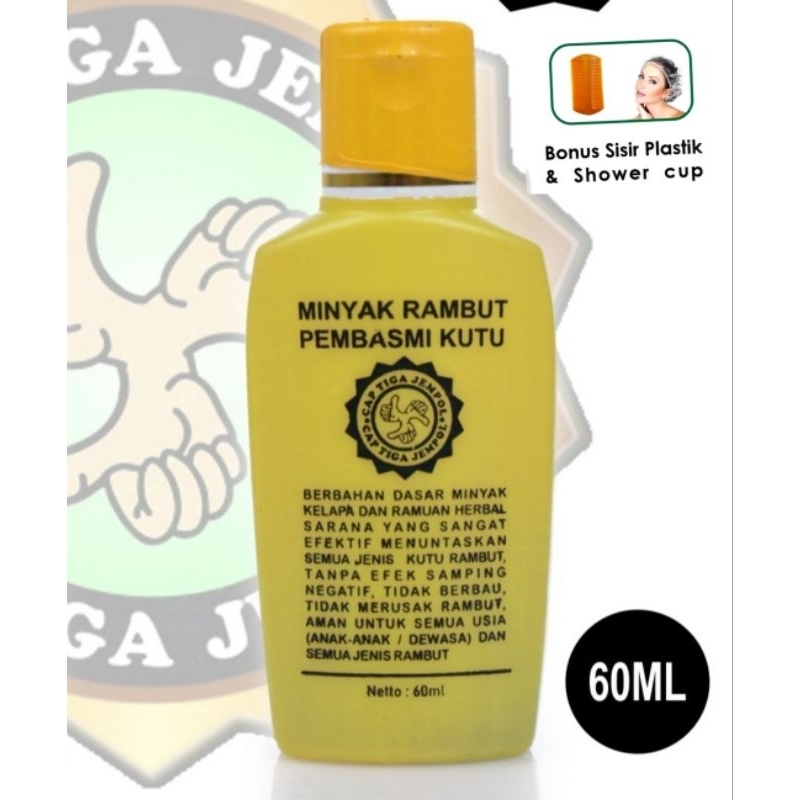 obat kutu rambut 60 ml || minyak kutu rambut || alami aman untuk anak dan dewasa