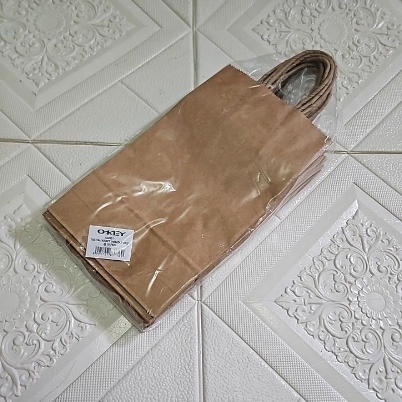 

Tas tali coklat okey ukuran 14 × 6 × 24,7 cm isi 10