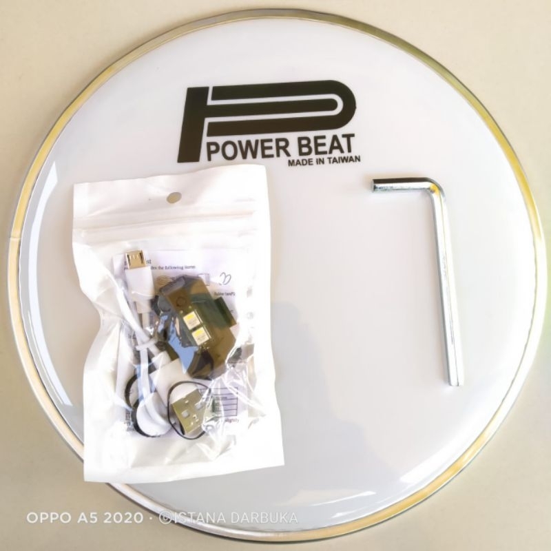 MIKA DARBUKA POWER BEAT FREE LAMPU LED&KUNCI L