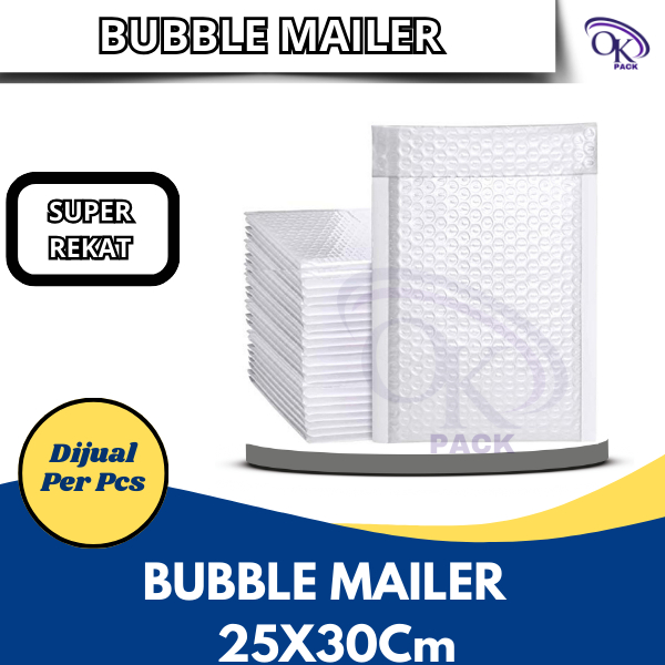 

BUBBLE MAILER 25x30 Plastik Packing / Kantong Polybubble / Amplop Bubble Mailer - Bubble Bag