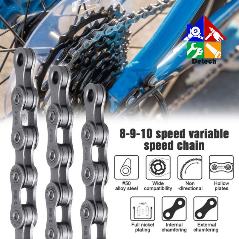 Rantai Sepeda Single 8 9 10 Speed BMX Fixie MTB Roadbike Seli 116 Link