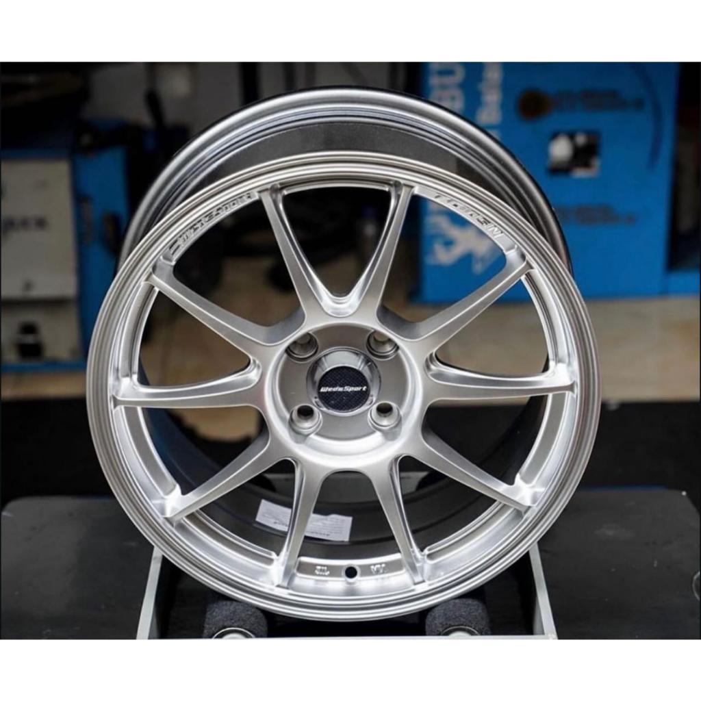 VELG WEDSSPORT TC105N FLOW FORMING R16 PCD 4x114 LEBAR 7 ET 38 WARNA HYPER SILVER - VELG MOBIL TIE R