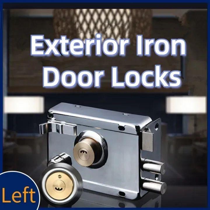 Kunci Pintu Otomatis / Kunci Pagar Otomatis merk / otomatis dengan knob / untuk gerbang pagar besi k