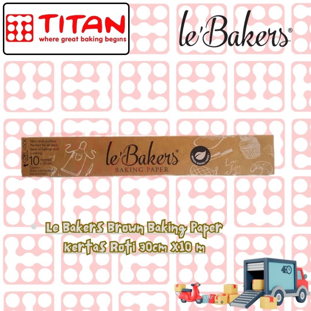 Le Bakers Brown Baking Paper 30X10 Cm