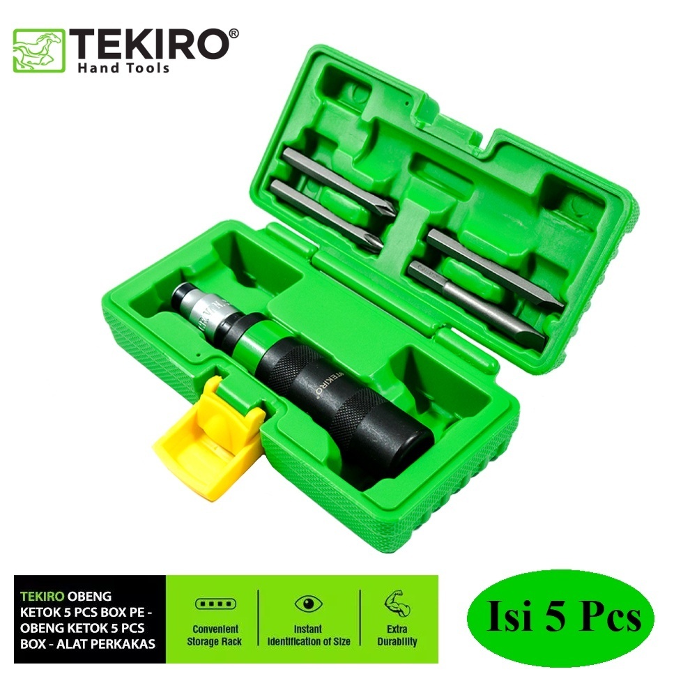 Tekiro obeng ketok set 5 pcs tekiro obeng getok tekiro set 5 pcs obeng tekiro original