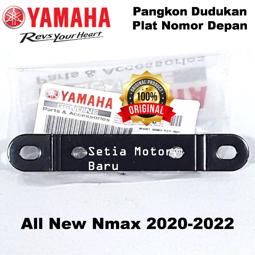 Dudukan Pangkon Plat Nomor Depan All New Nmax N Max Ori Asli Yamaha