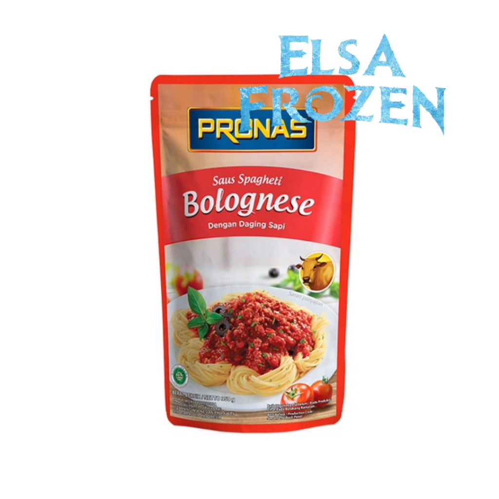 

PRONAS SAUS SPAGHETI BOLOGNAIS 350GR / SAUCE SPAGHETTI BOLOGNESE