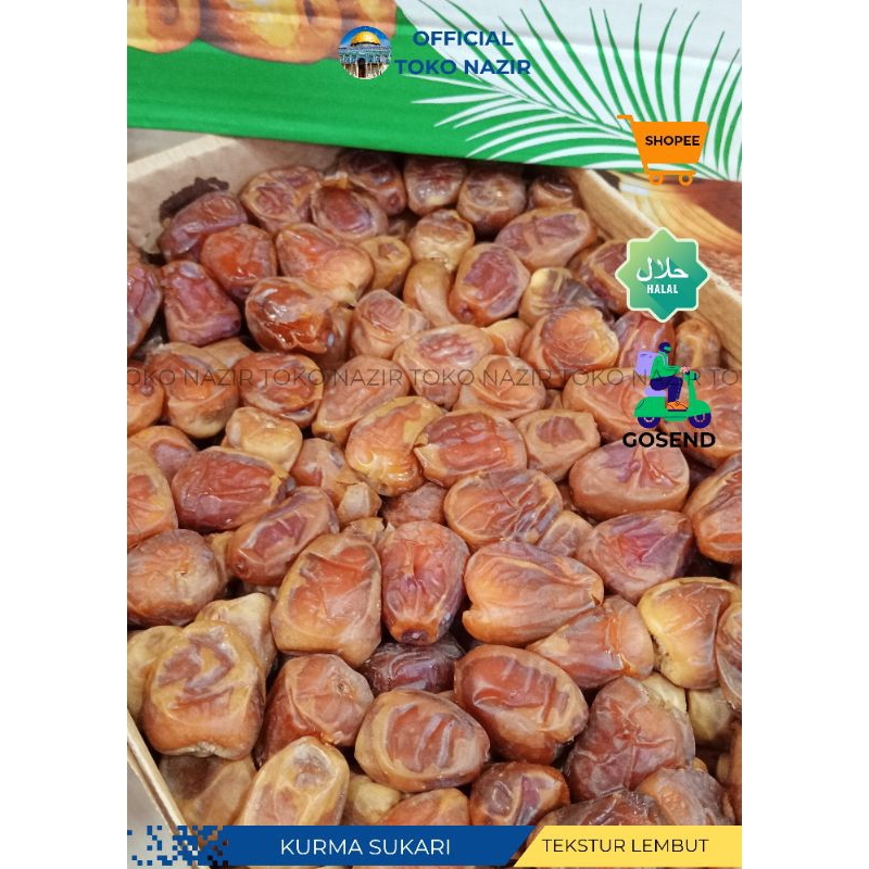 

TokoNazir - Kurma Sukari 3 kg Kurma Raja | Kurma Sukari Al QOSSIM