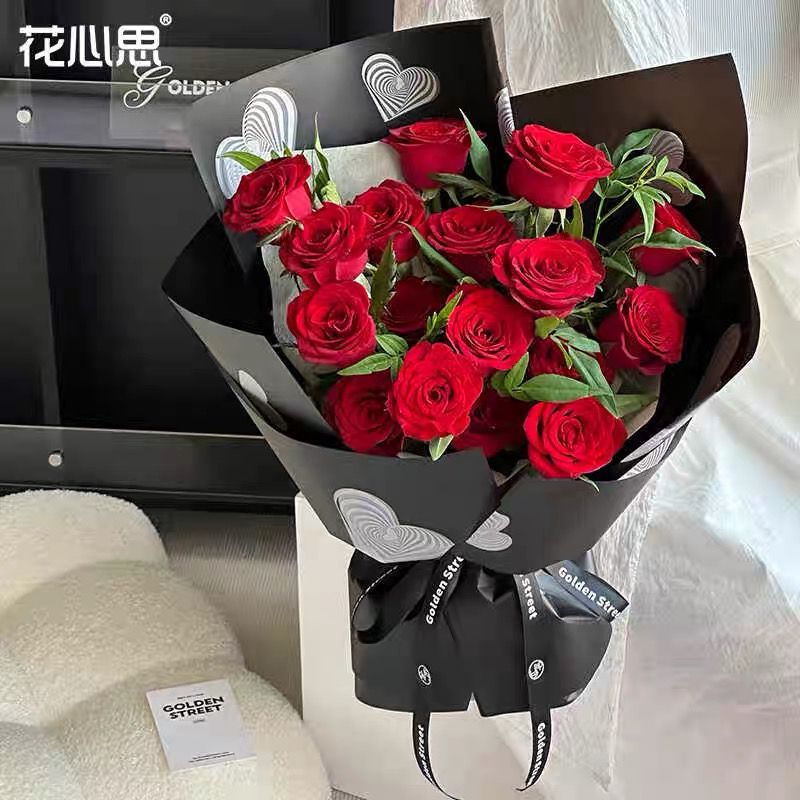 

Kertas Buket Motif Love Flower Wrapping Kertas Bunga Flower Paper Cellophane