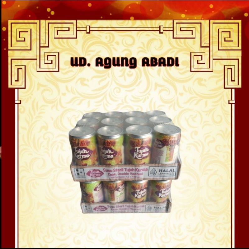 

SUSU STERIL TUJUH KURMA 200ml 1 PACK ISI 12 KALENG