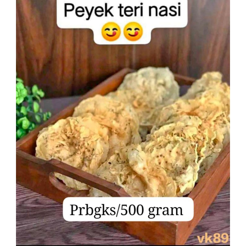 

Peyek Teri Ori