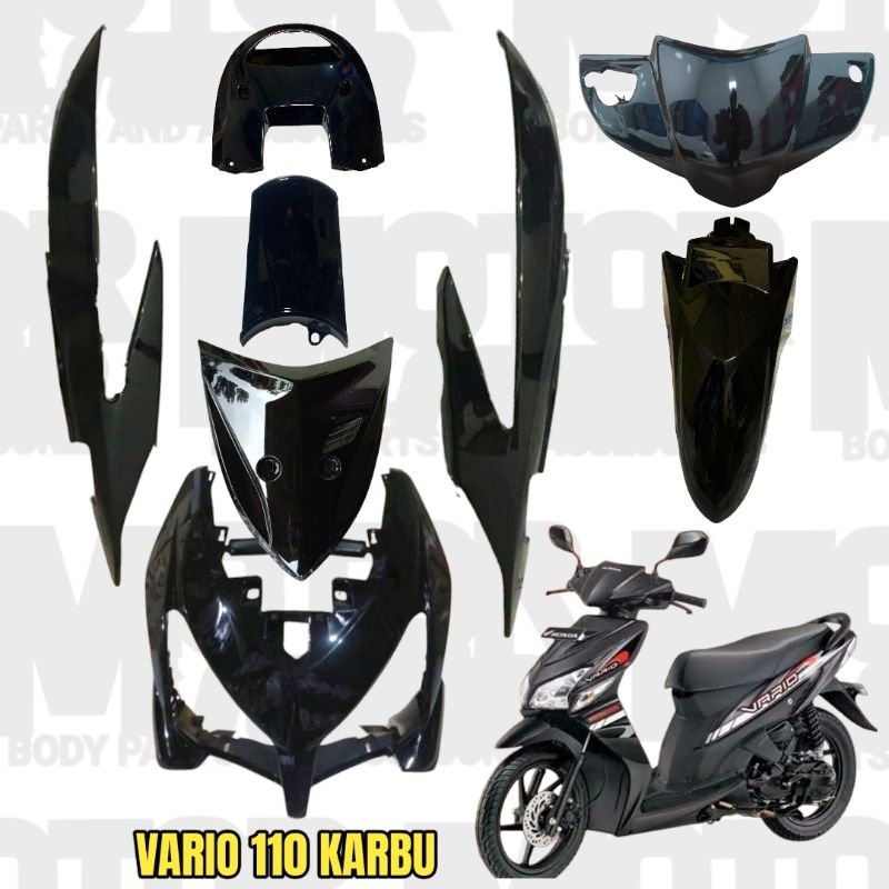 FULL BODY HALUS VARIO 110 KARBU HITAM