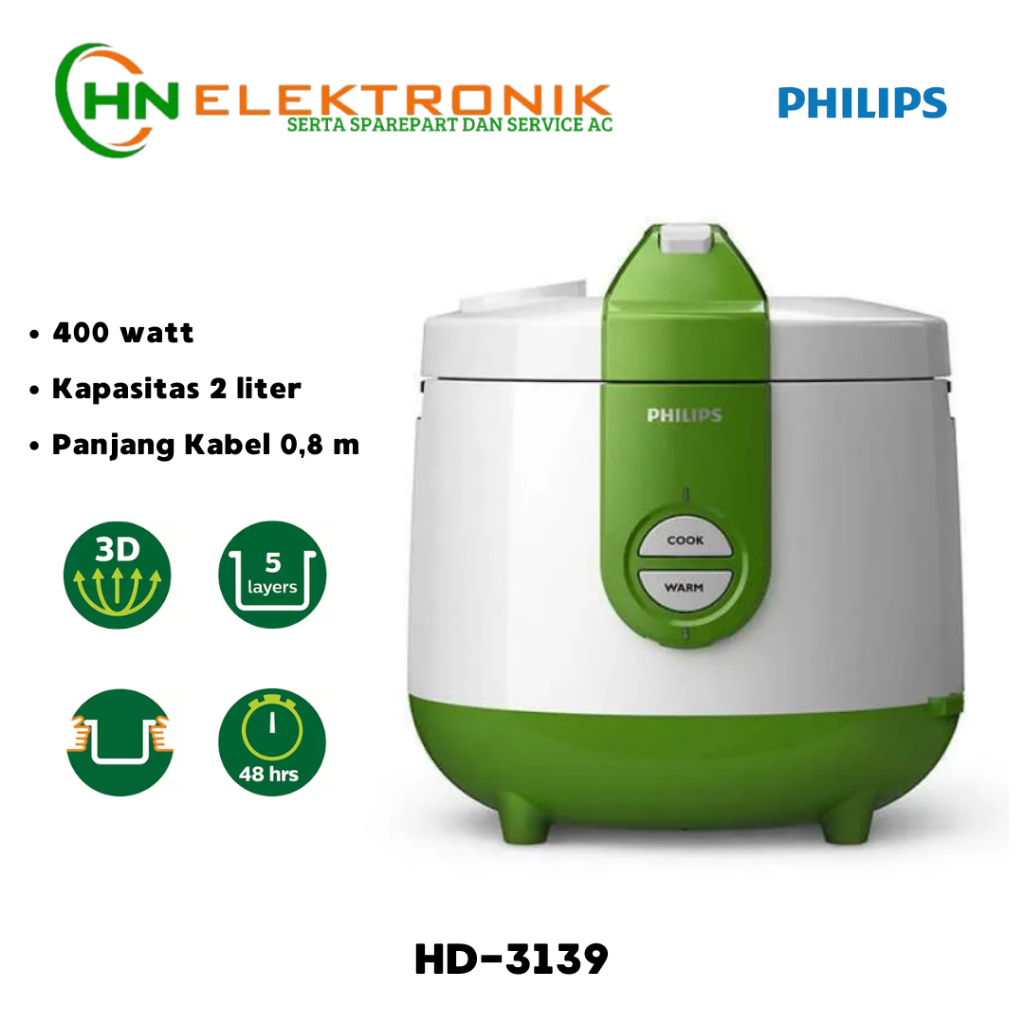 MAGIC COM PHILIPS 2 L HD-3119