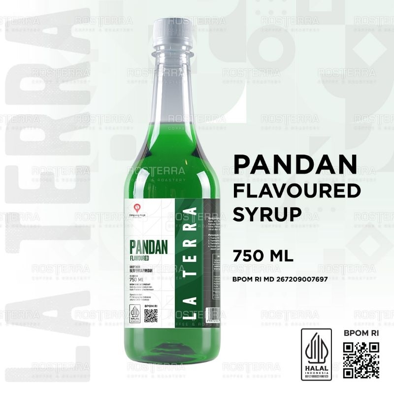 

Syrup Pandan Flavor Minuman Sirup Rasa Pandan 750 ml La Terra