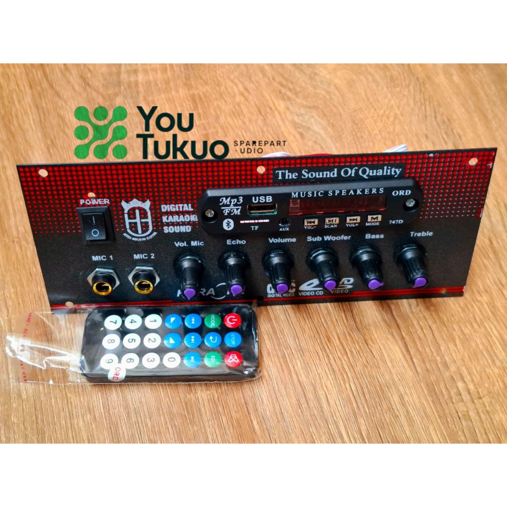 KIT TONE CONTROL STEREO MIC ECHO plus MP3