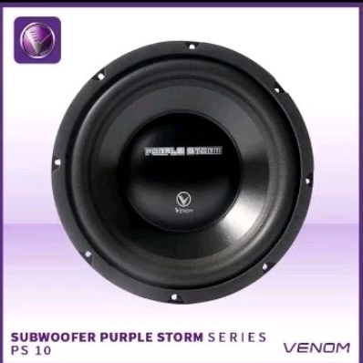 Subwoofer Venom Purple Storm PS 10&PS 12 - Subwoofer Venom 10Inch&12Inch - Venom Purple Storm PS 10"