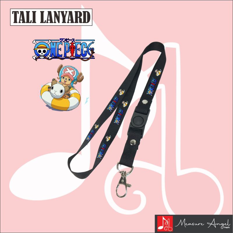 TALI LANYARD ONEPIECE CHOPPER - anime cartoon kartun movie | TALI ID CARD GANTUNGAN KUNCI GANTUNGAN 