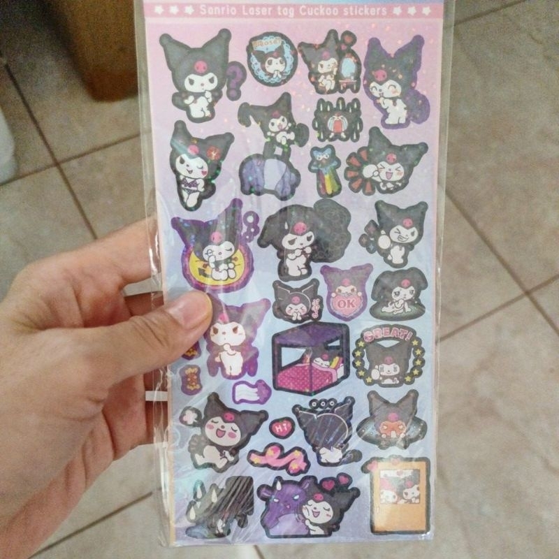 

Sticker Panjang Sanrio Tempelan Hologram Stiker Reward Prestasi