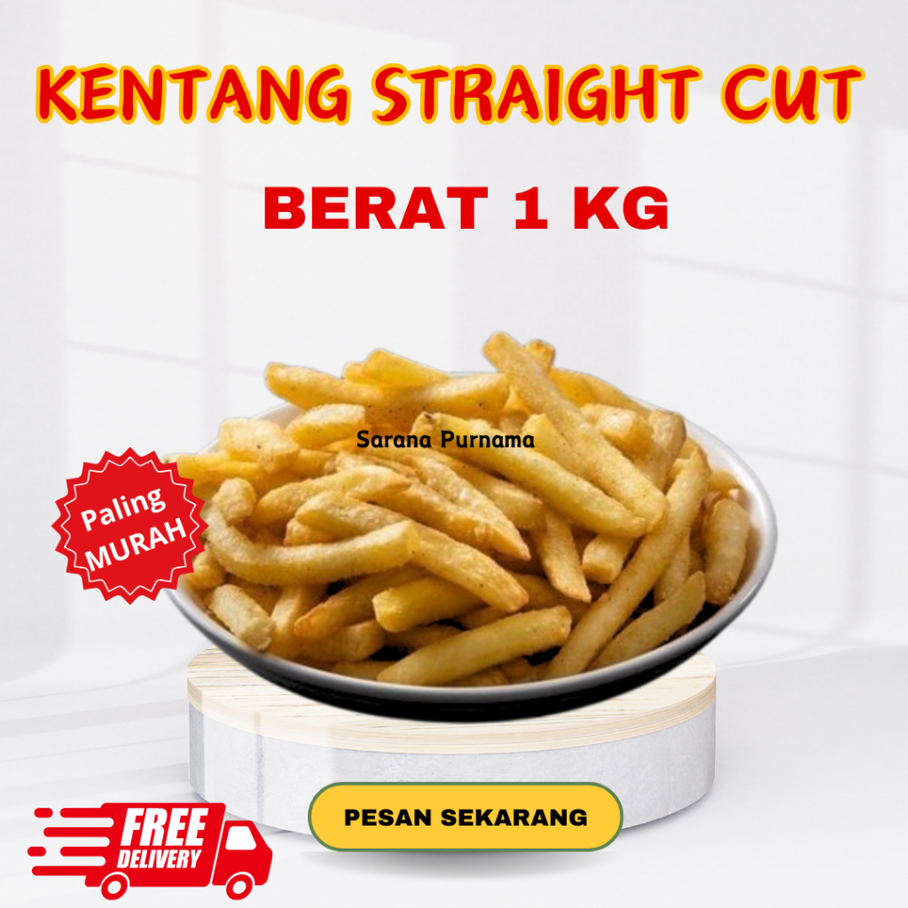 

Straight Cut /ketang goreng/ketang beku 1kg