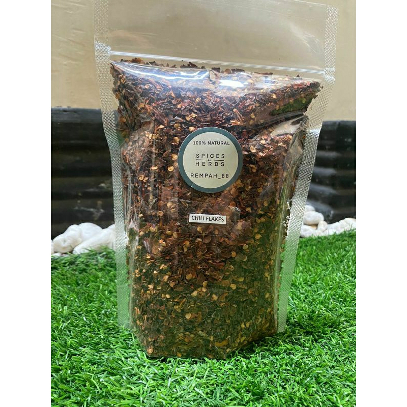 

Chilli Flakes / Remah Cabai / Cabe Kering 250 Gram