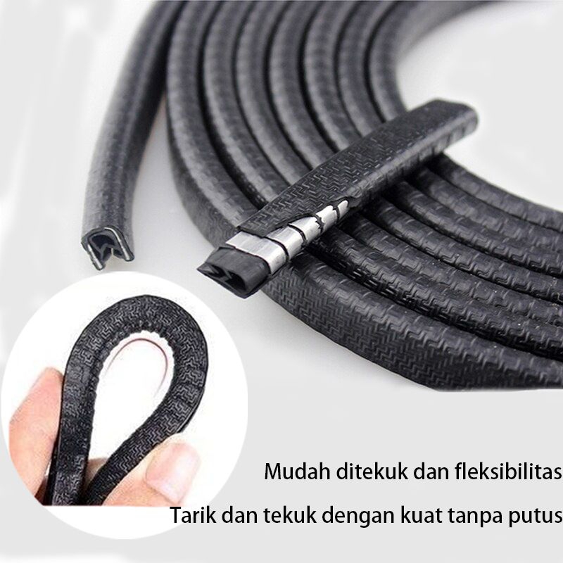 Karet pintu mobil / list pelindung pintu mobil universal pengaman aksesoris mobil