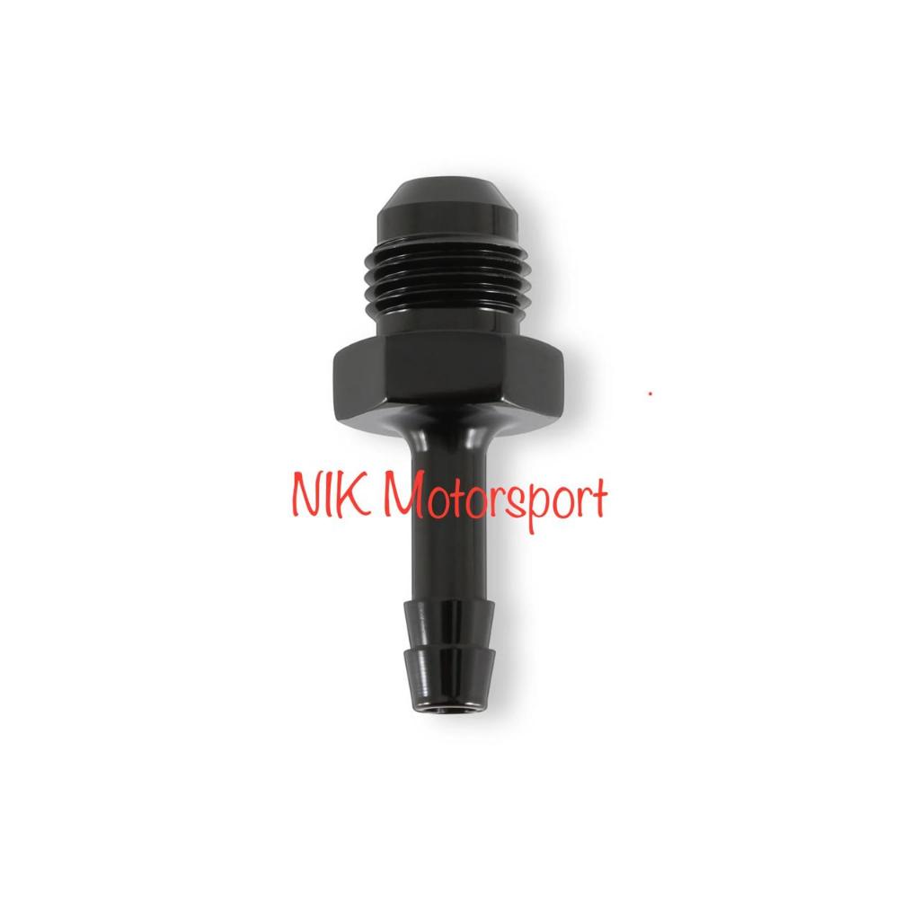 Earls Adapter AN6 male to 1/4" Barb fitting / Adapter AN6 male to 5/16" Barb fitting - 1pcs