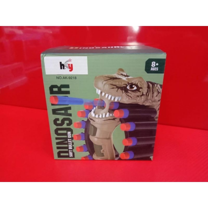 Dinosaur Soft Bullet Gun (Mainan Senjata Peluru Busa)