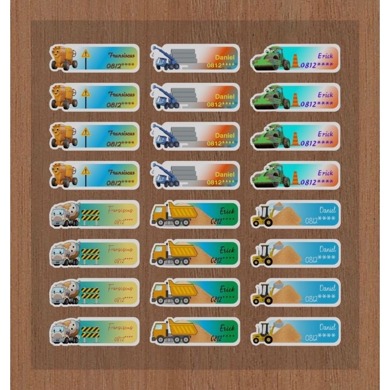 

Sticker BAJU - varian TRAKTOR