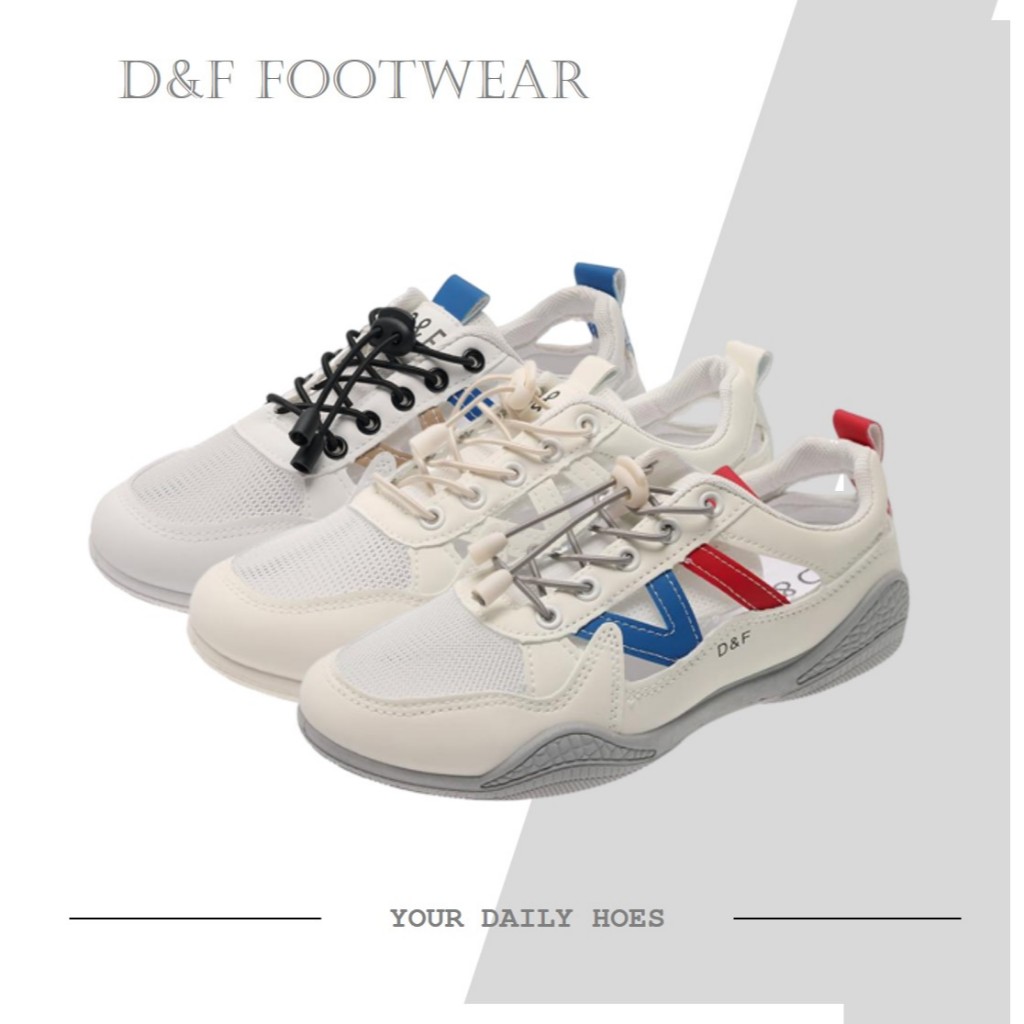 Sepatu Wanita Sneakers Wanita Putih Import Premium Quality Casual Shoes DF 694