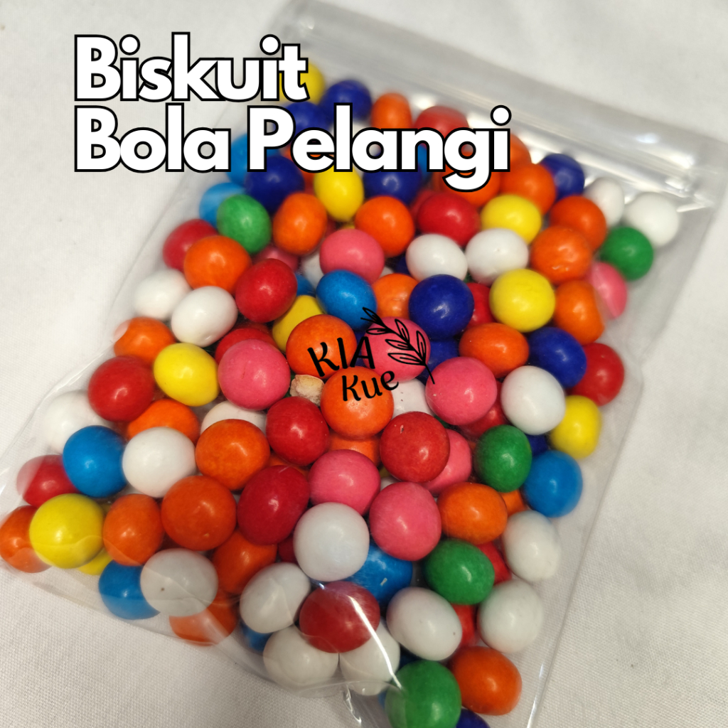 

Biskuit Bola Pelangi 85 gram - Biskuit Chacha - Snack Serba 5 ribu