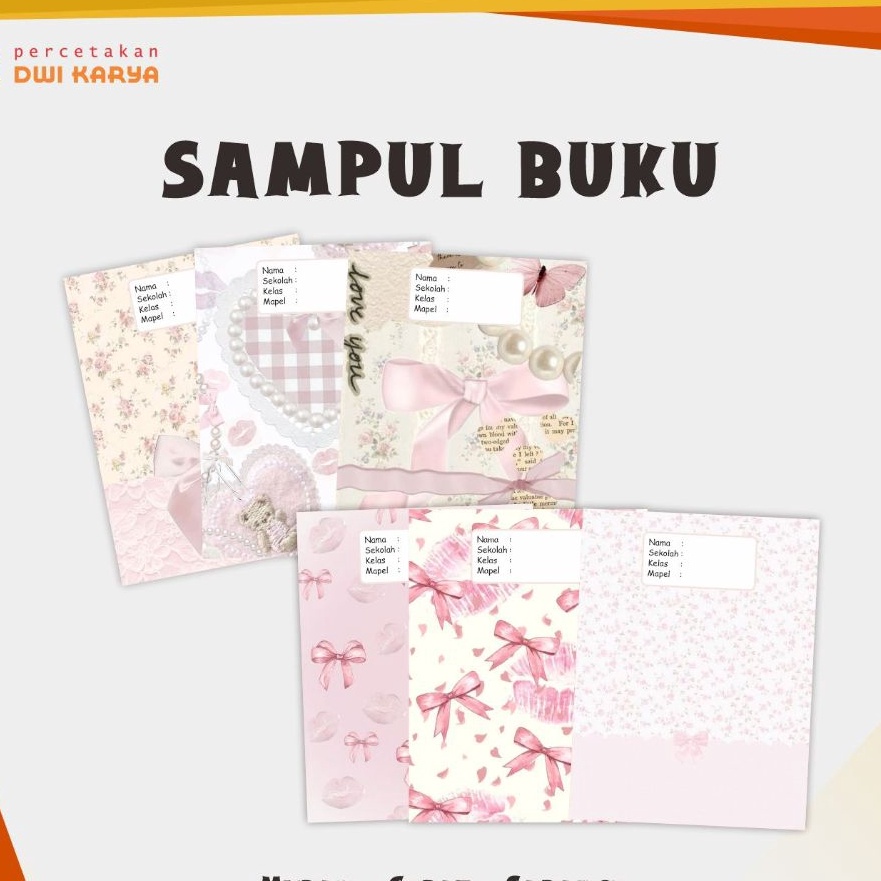 

Super SAMPUL BUKU TEMA COQUETTE 6 LEMBAR SAMPUL BUKU AESTHETIC